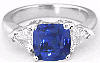 Platinum Sapphire Engagement Rings