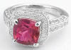 pink tourmaline rings