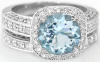 Aquamarine engagment rings