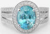 Blue Zircon Rings