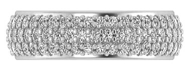 Diamond Eternity Bands- Platinum