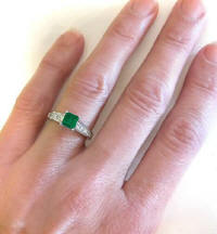 emerald engagement rings