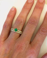 emerald engagement rings