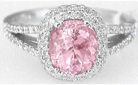 Pink Sapphire Engagement Rings