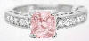 �1.56 ctw Ceylon Baby Pink Sapphire and Diamond Engagement Ring in 14k