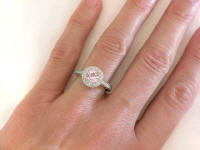 Pink Sapphire Diamond Rings