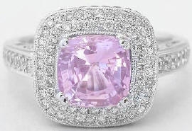 Pink Sapphire Ring