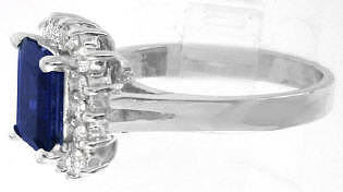 Princess Diana Sapphire and Diamond Engagement Ring
