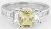 Radiant Cut Yellow Sapphire
