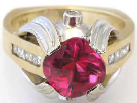 Rubellite Tourmaline Rings