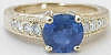 Sapphire and Diamond Rings