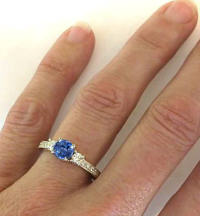 Sapphire and Diamond Rings