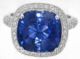 Sapphire and Diamond Rings