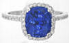 Diamond and Sapphire Engagement Rings