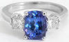 Tanzanite and Diamond Rings