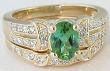 seafoam green tourmaline rings