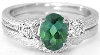 Green Tourmaline Engagement