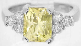 Yellow Sapphire Rings