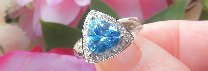 trillion natural pink sapphire ring trillion diamond halo