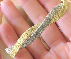 Real Solid 14k Gold Bracelets for sale