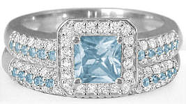Aquamarine Engagement Rings
