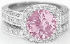 Pink Sapphire Engagement Ring for Sale