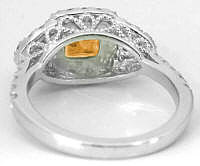 Gallery Detail iin Citrine Rings in 14k white gold