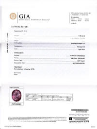 Exquisite Untreated Light Pink Sapphire GIA Report in 14k white gold