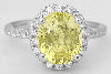 Unheated Canary Yellow Sapphire Ring