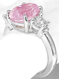 Classic Light Pink Sapphire Rings