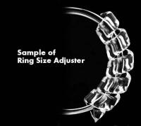 Silicone ring size adjuster