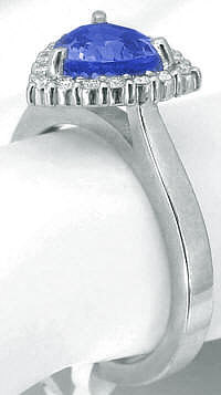 December Birthstone Rings in 14k in 14k white gold