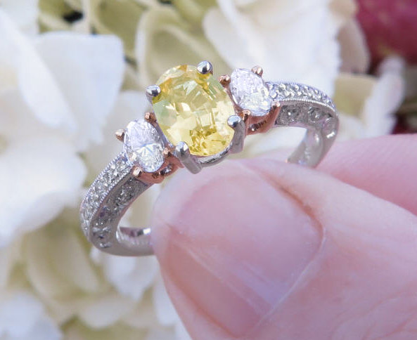 Lab Grown Yellow Sapphire Engagement Rings – Lily Arkwright-nlmtdanang.com.vn