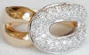 Diamond Fashion Rings in 14k white and yellow gold