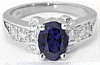 iolite rings in white gold