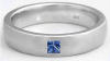  Men's 0.15 carat Blue Sapphire Wedding Ring