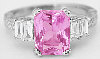 Pink Sapphire Diamond Rings