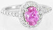 Pink Sapphire Diamond Rings