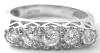 0.8 carat Heart Gallery 5-stone Diamond Ring in Platinum 