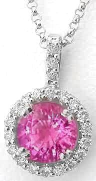 Pink Sapphire Pendant