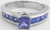 1.50 ctw Shades of Purple Sapphire Ring in 14k
