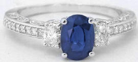 Vintage Sapphire Engagement Rings