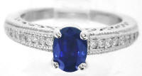 Vintage Style Sapphire Rings in 14k