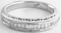 Baguette Diamond Ring in 18k