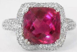 Engagement ring in gold