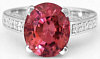 Large Pink Tourmaline Ring
