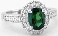 Beautiful Green Tourmaline Rings
