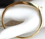 Princess cut round natural rainbow sapphire bracelet in 14k yellow gold