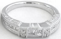 Diamond Band in 14k white gold